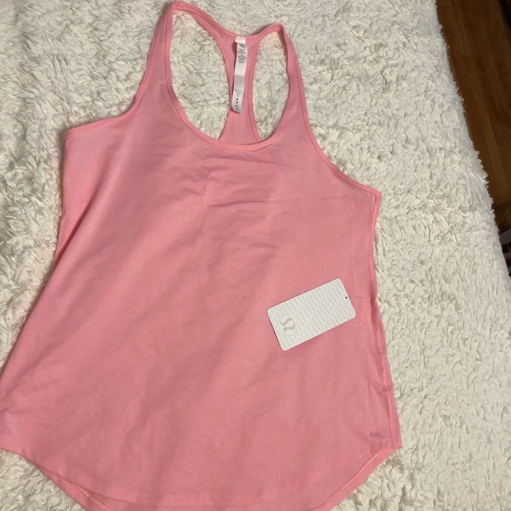 Lululemon light pink muscle tank